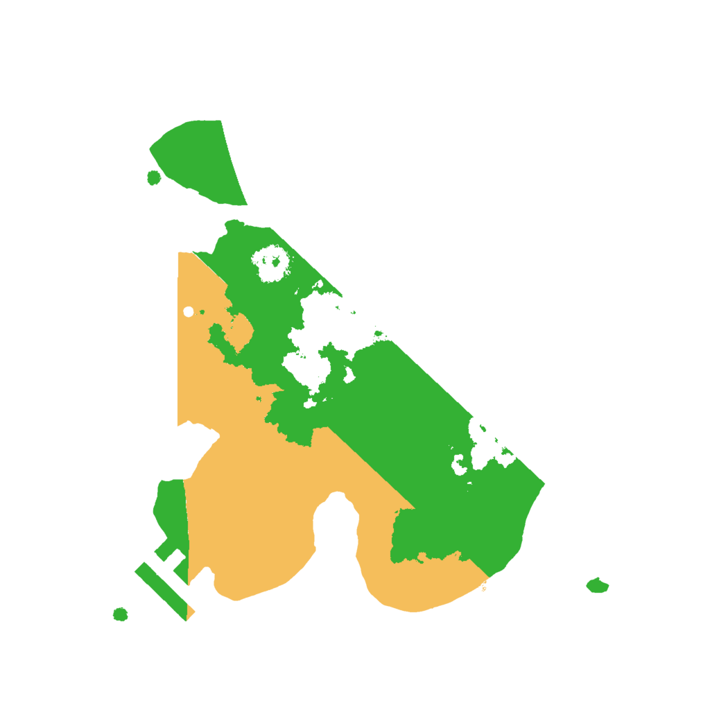 Biome Rust Map: Procedural Map, Size: 2000, Seed: 3250