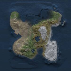 Thumbnail Rust Map: Procedural Map, Size: 2000, Seed: 1722639935, 5 Monuments