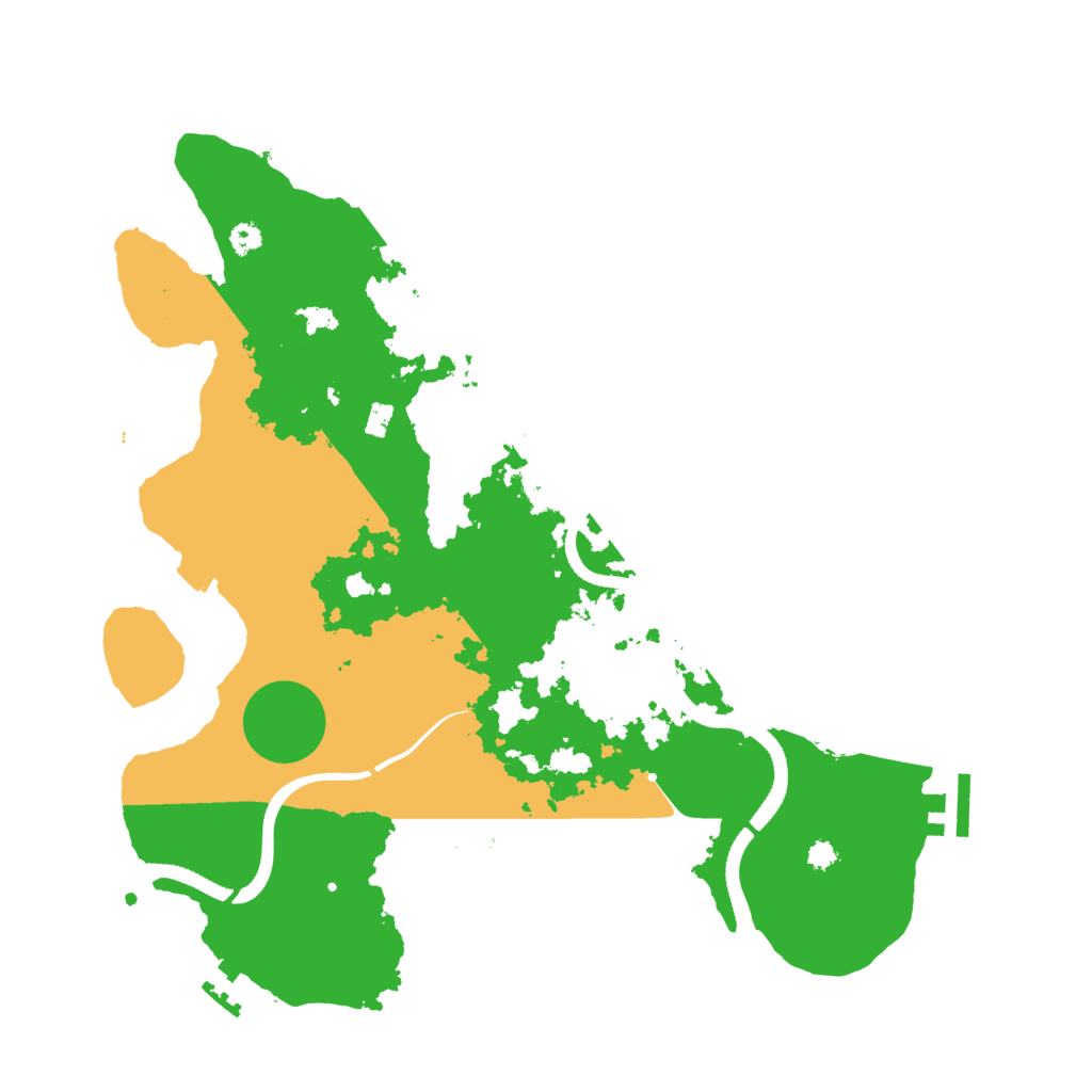 Biome Rust Map: Procedural Map, Size: 3500, Seed: 2052016688