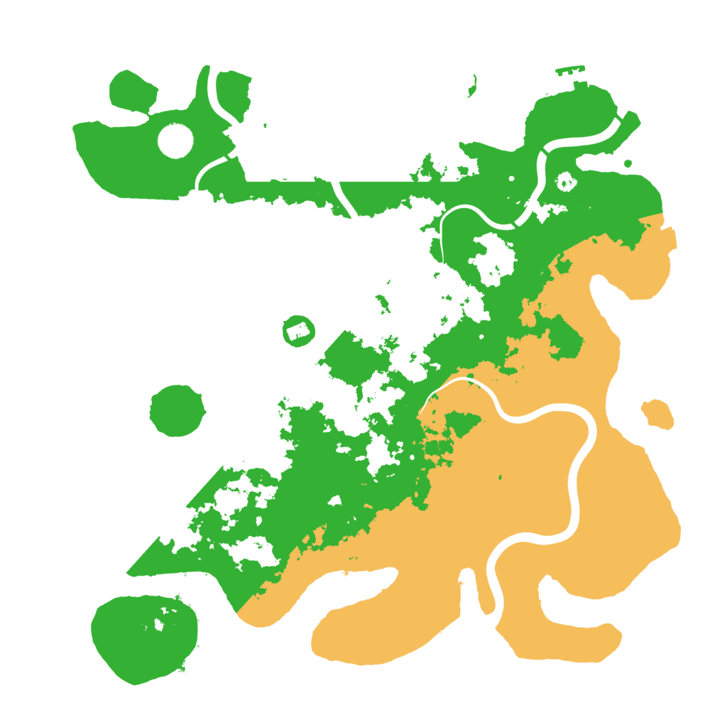Biome Rust Map: Procedural Map, Size: 3750, Seed: 95372421