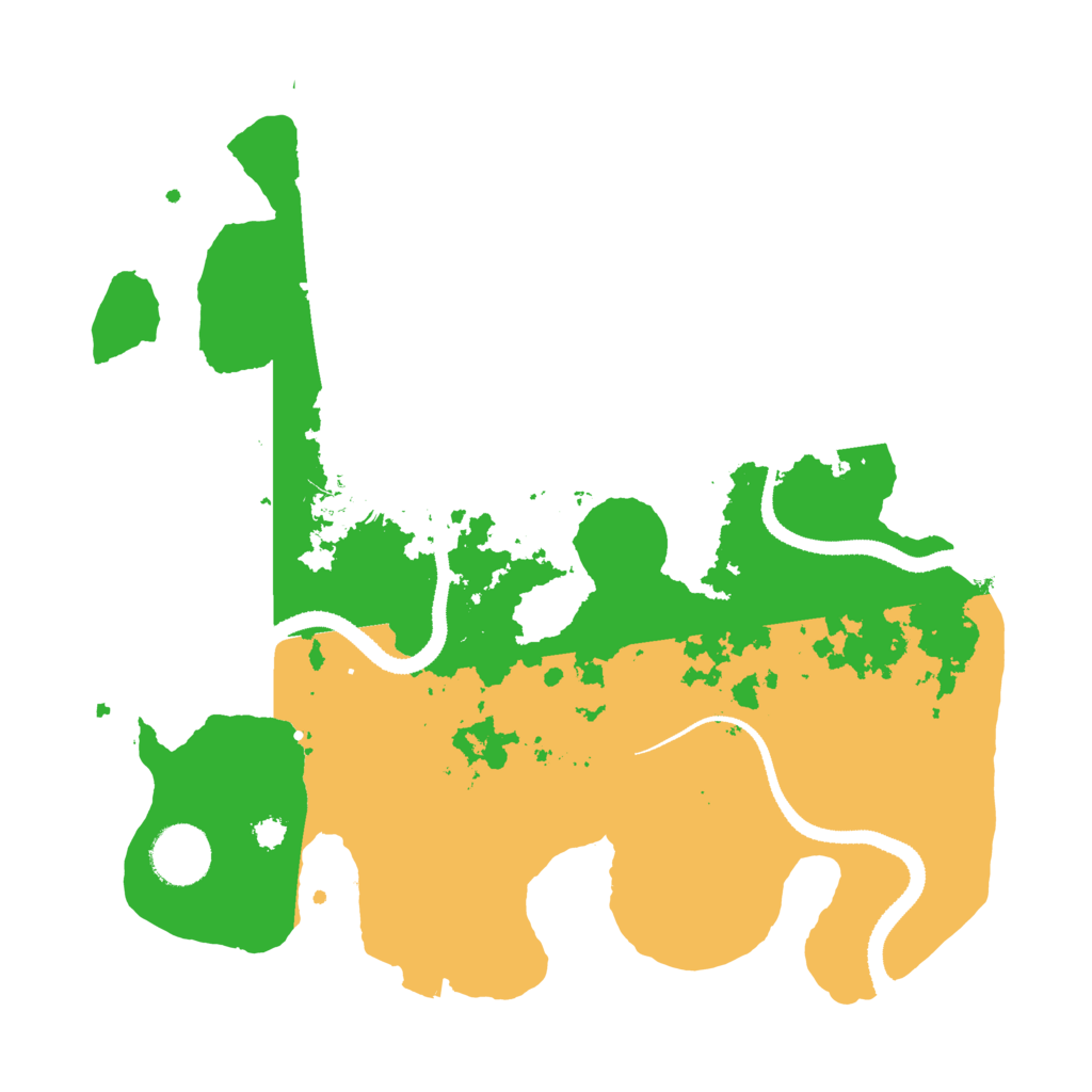 Biome Rust Map: Procedural Map, Size: 3200, Seed: 1095506812