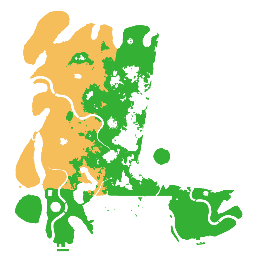 Biome Rust Map: Procedural Map, Size: 4500, Seed: 456106635