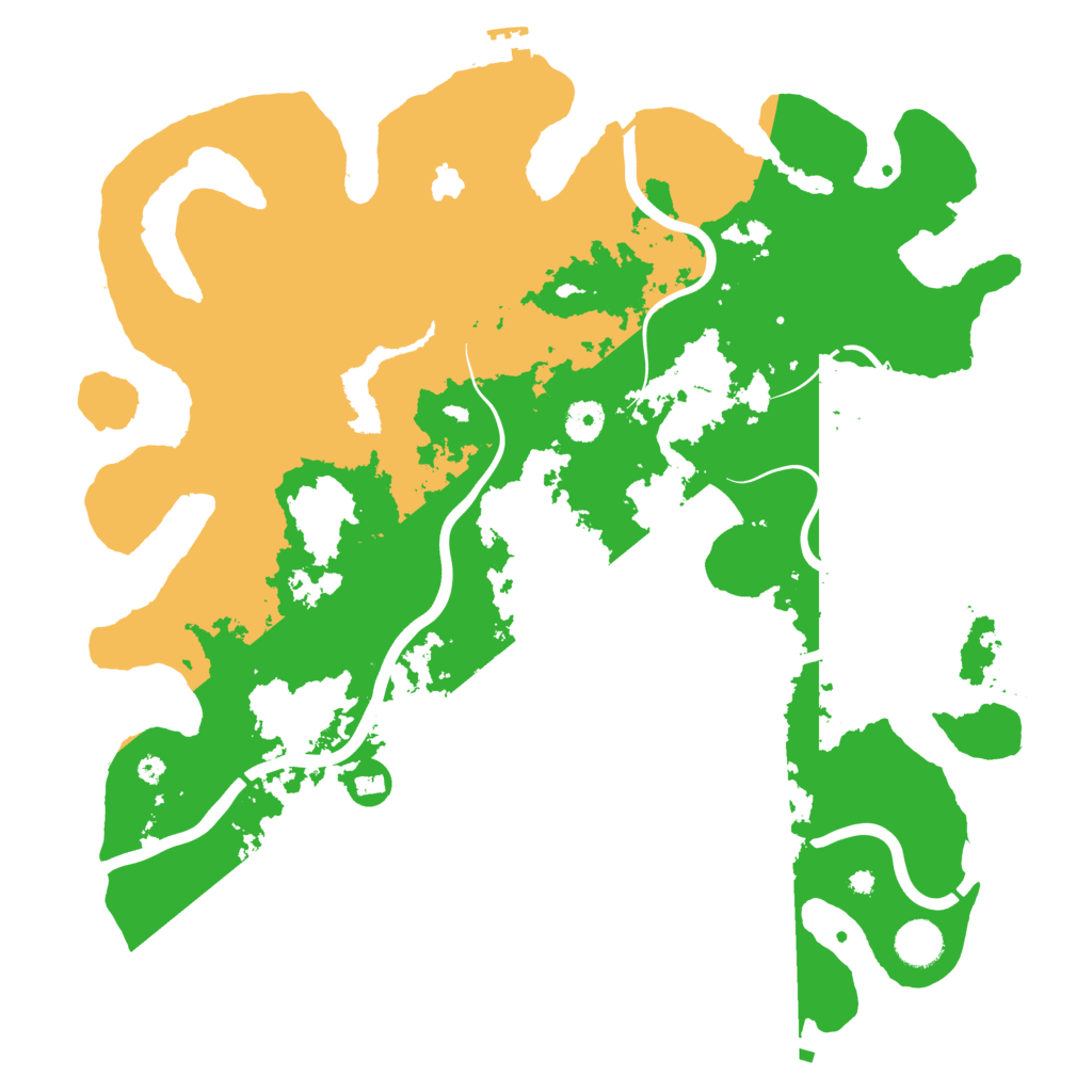 Biome Rust Map: Procedural Map, Size: 4050, Seed: 784159053
