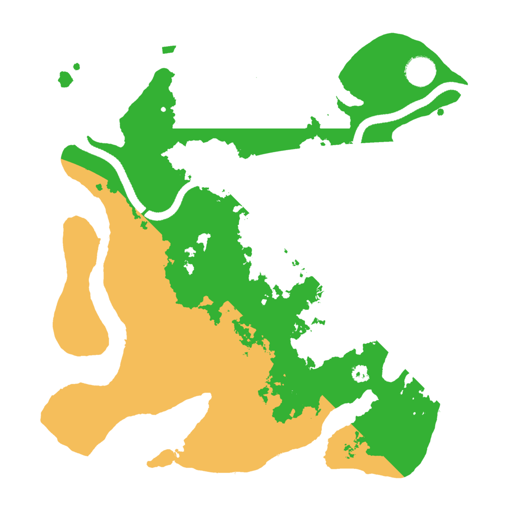 Biome Rust Map: Procedural Map, Size: 3000, Seed: 462113136