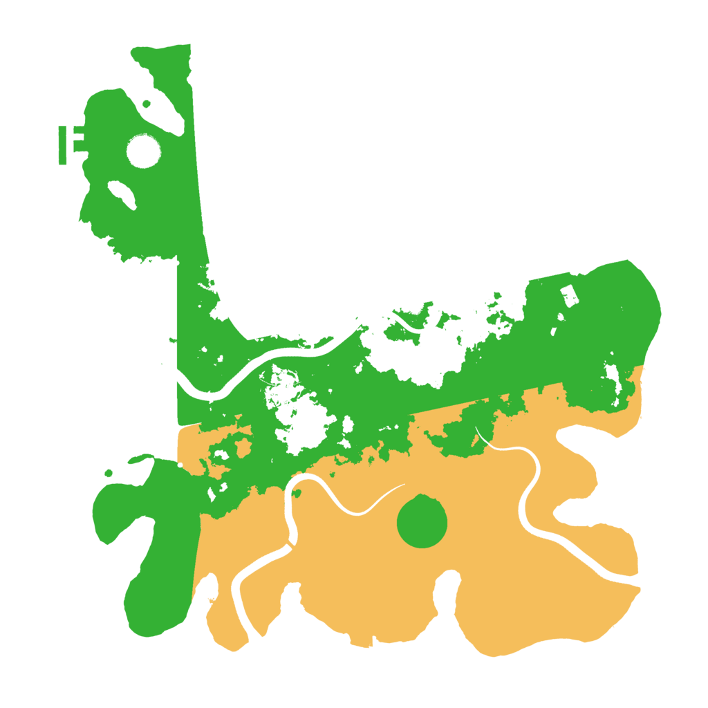 Biome Rust Map: Procedural Map, Size: 3700, Seed: 1146814212