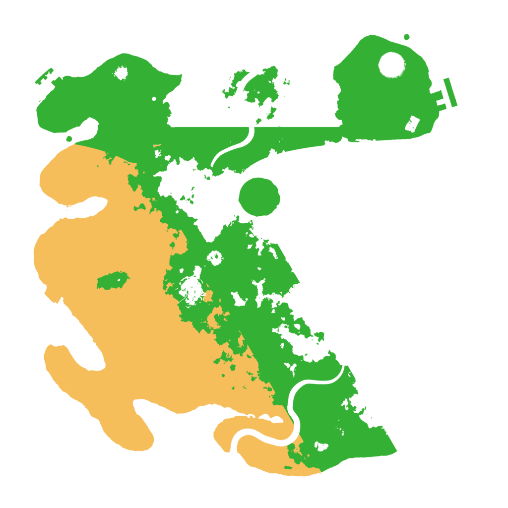 Biome Rust Map: Procedural Map, Size: 3500, Seed: 1782532982