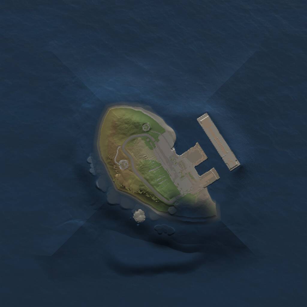 Rust Map: Procedural Map, Size: 1000, Seed: 273162239, 2 Monuments