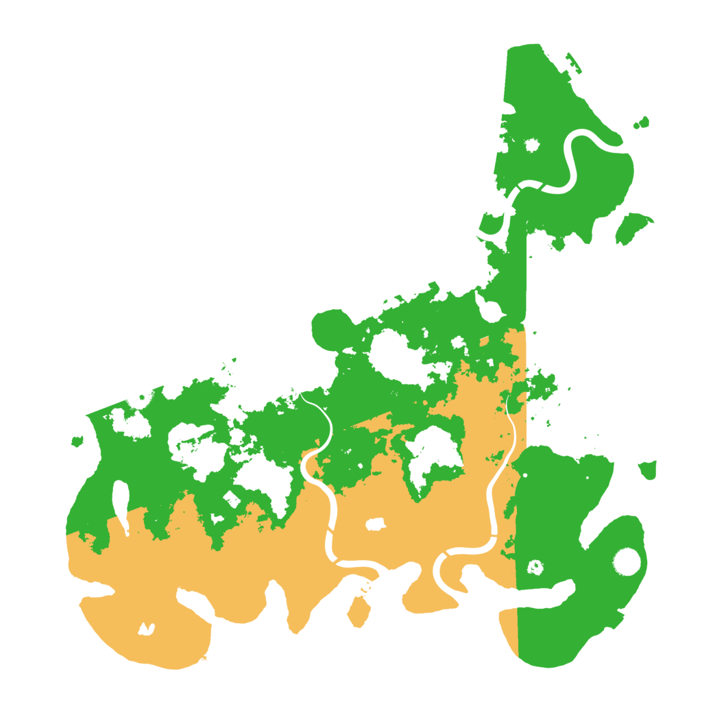 Biome Rust Map: Procedural Map, Size: 4500, Seed: 1957890207