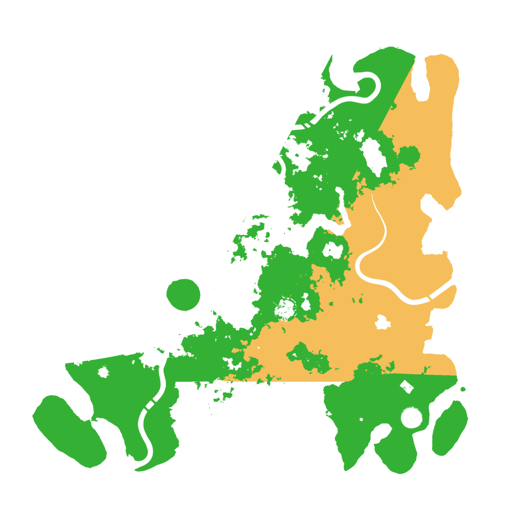 Biome Rust Map: Procedural Map, Size: 4250, Seed: 7594