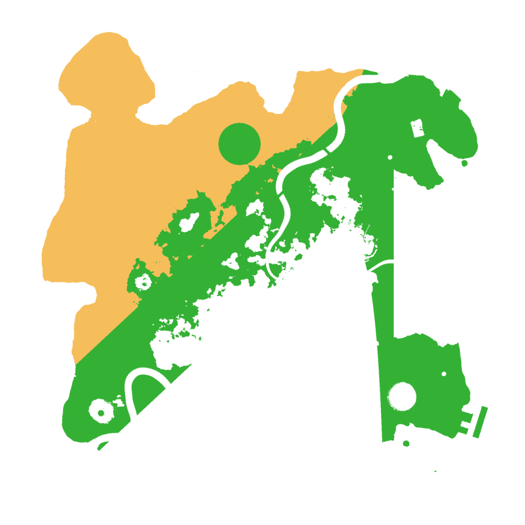 Biome Rust Map: Procedural Map, Size: 3300, Seed: 1525548817