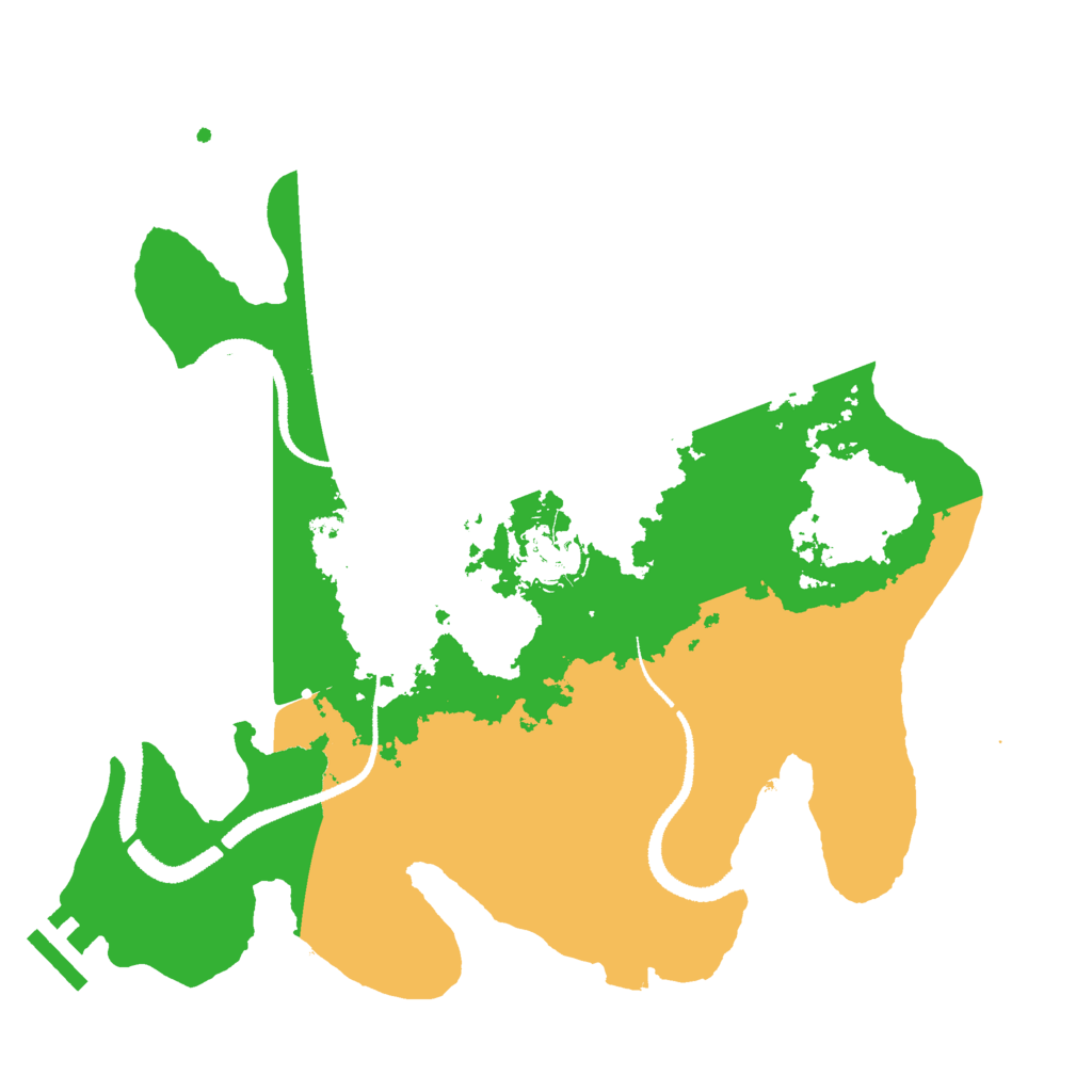 Biome Rust Map: Procedural Map, Size: 3000, Seed: 723939987