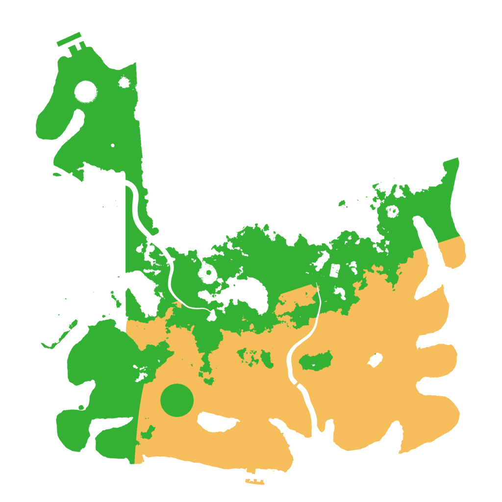 Biome Rust Map: Procedural Map, Size: 4000, Seed: 231554974