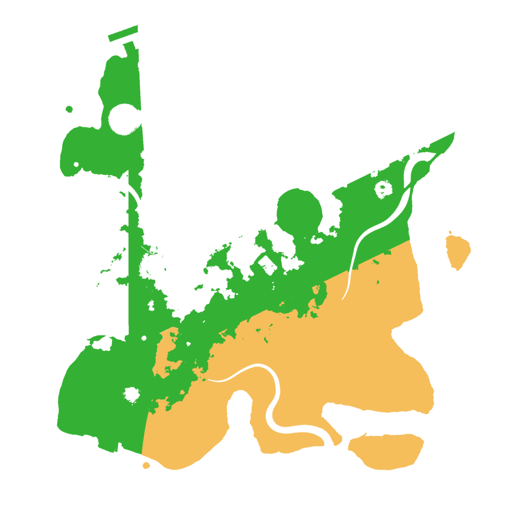 Biome Rust Map: Procedural Map, Size: 3000, Seed: 6458730