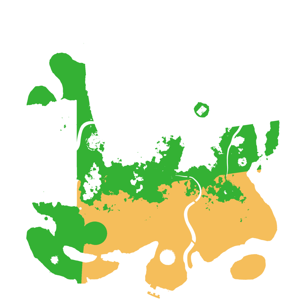 Biome Rust Map: Procedural Map, Size: 3500, Seed: 8331556