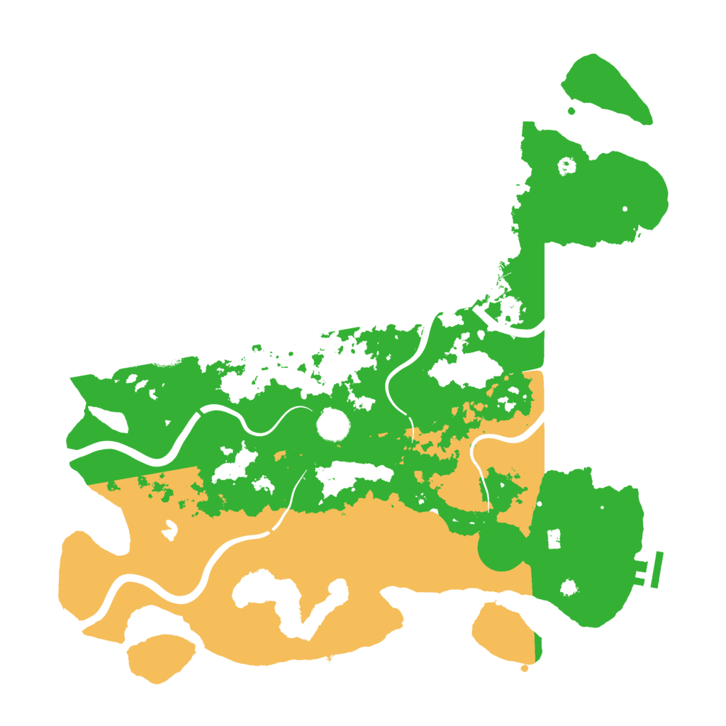Biome Rust Map: Procedural Map, Size: 4000, Seed: 156987999
