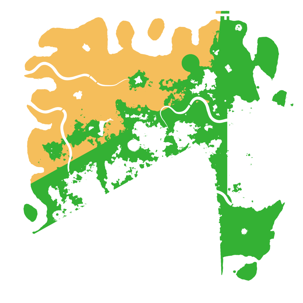 Biome Rust Map: Procedural Map, Size: 4500, Seed: 1549601703