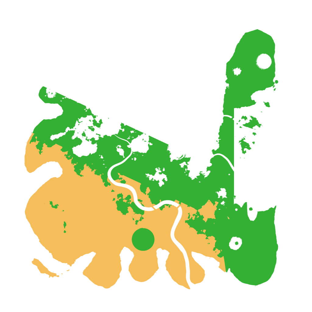 Biome Rust Map: Procedural Map, Size: 3650, Seed: 313861588