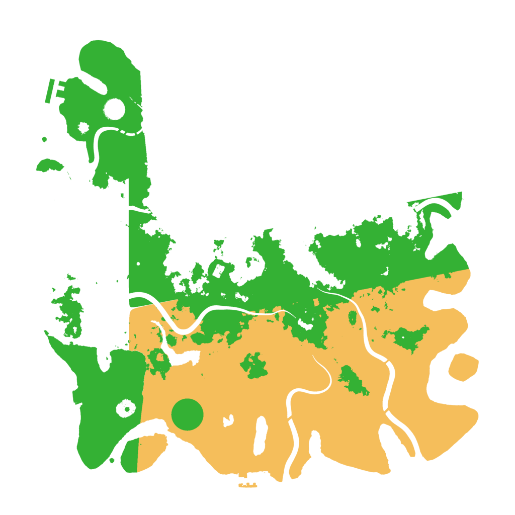 Biome Rust Map: Procedural Map, Size: 4250, Seed: 733431925