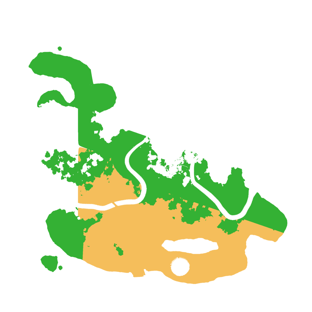 Biome Rust Map: Procedural Map, Size: 3000, Seed: 280235565