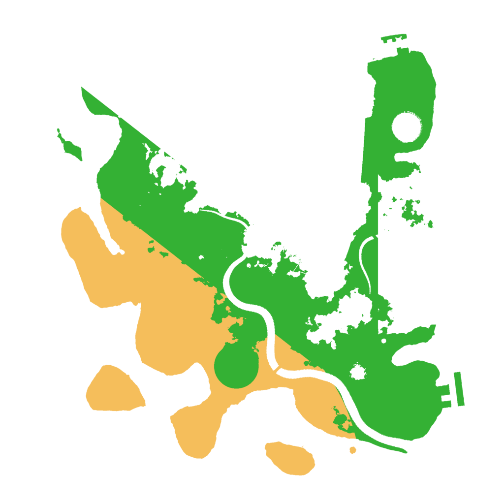Biome Rust Map: Procedural Map, Size: 3000, Seed: 997392027