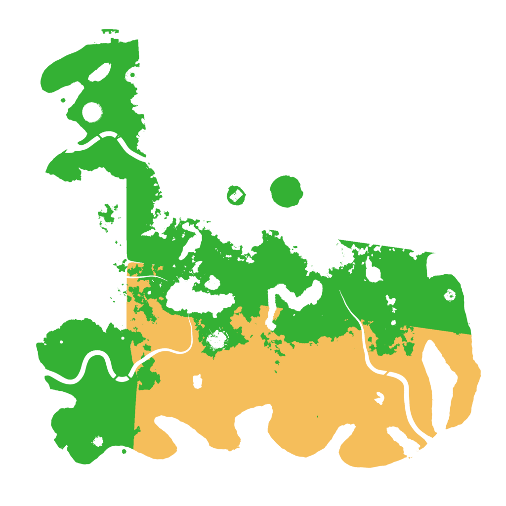 Biome Rust Map: Procedural Map, Size: 4500, Seed: 1113386499
