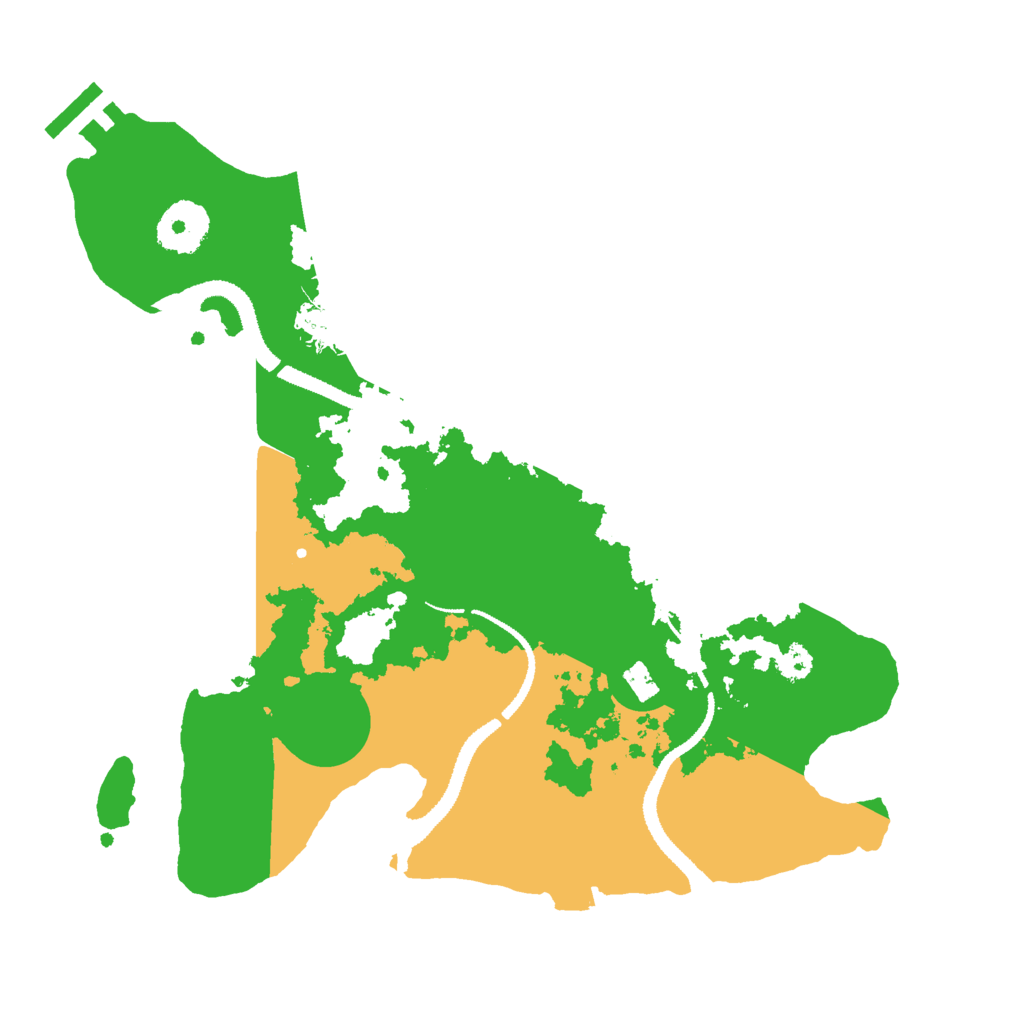Biome Rust Map: Procedural Map, Size: 3000, Seed: 1752470629