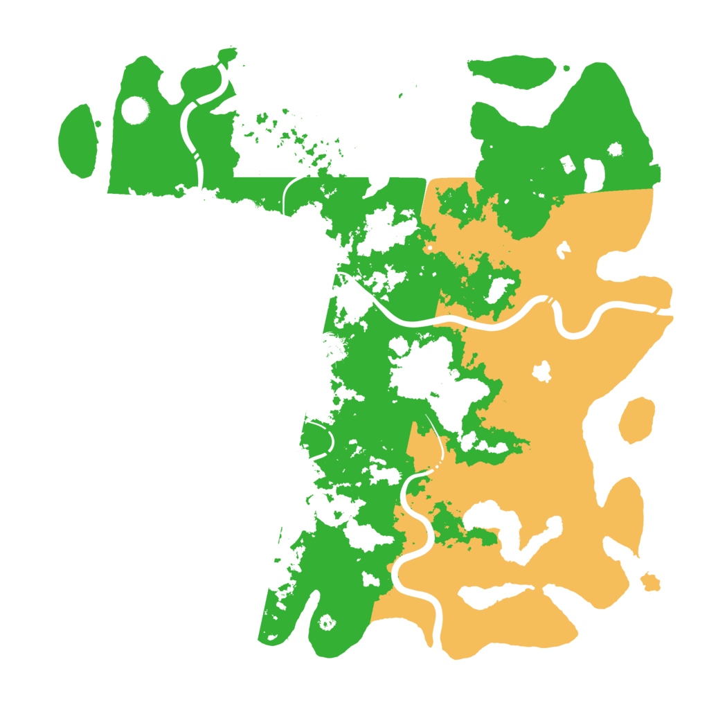 Biome Rust Map: Procedural Map, Size: 4500, Seed: 1171047202
