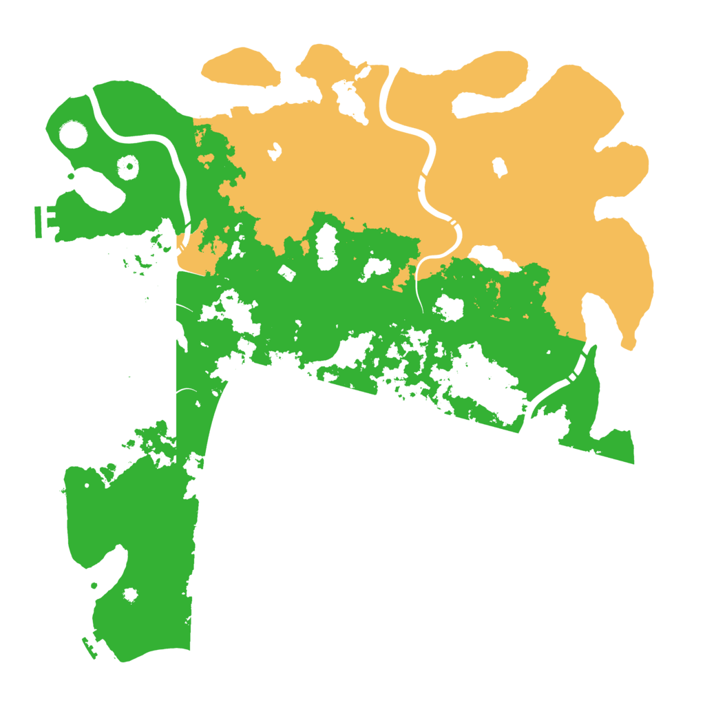 Biome Rust Map: Procedural Map, Size: 4500, Seed: 932843647