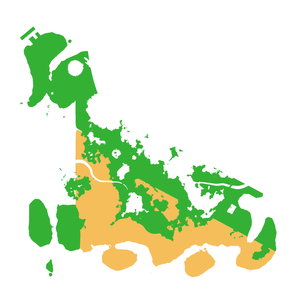 Biome Rust Map: Procedural Map, Size: 3500, Seed: 830478209