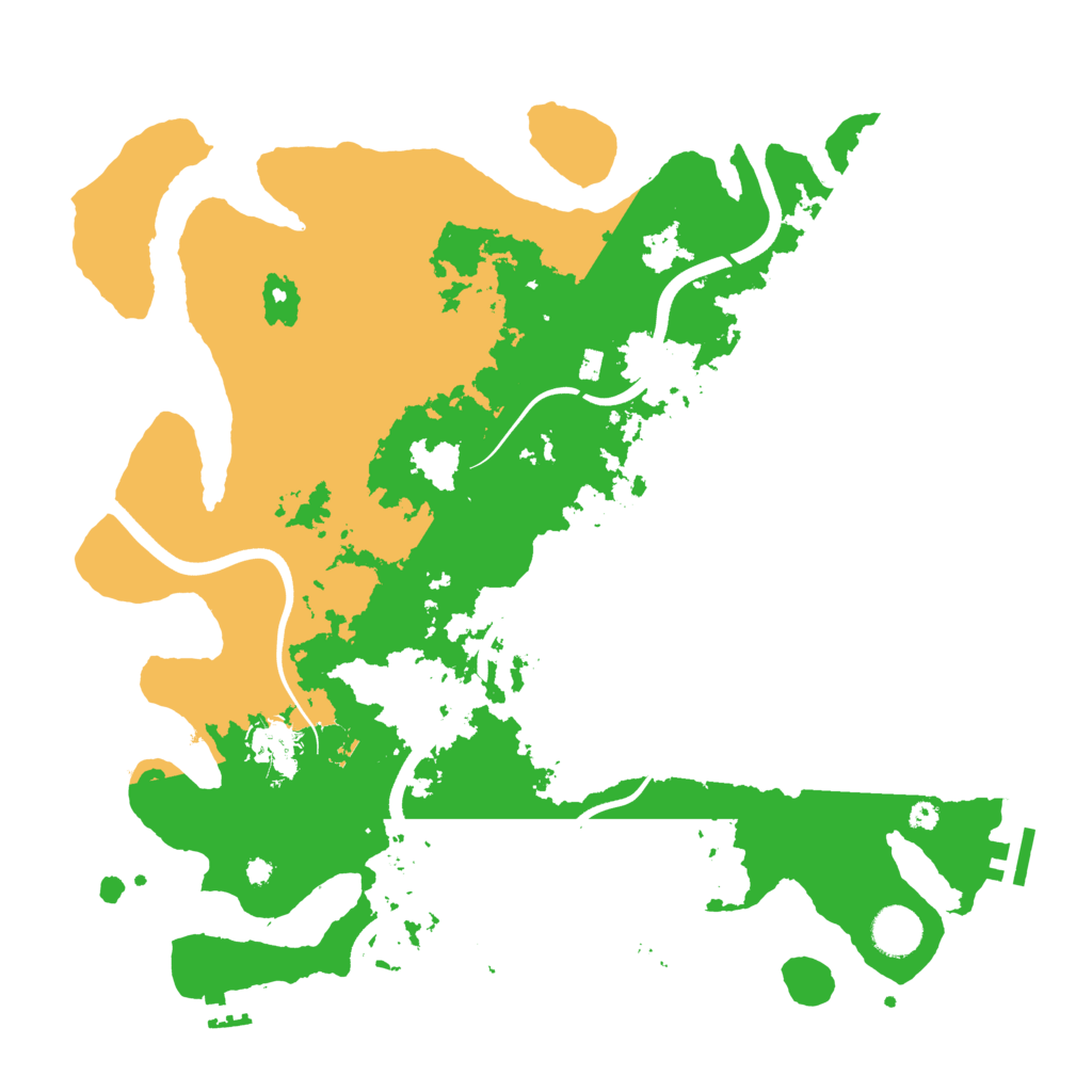 Biome Rust Map: Procedural Map, Size: 3800, Seed: 743815549