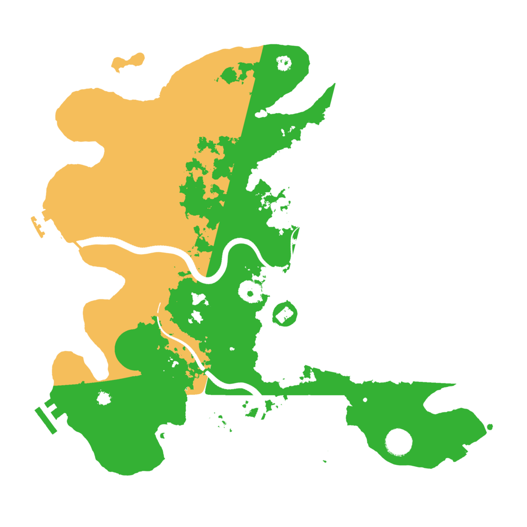 Biome Rust Map: Procedural Map, Size: 3500, Seed: 1577413655