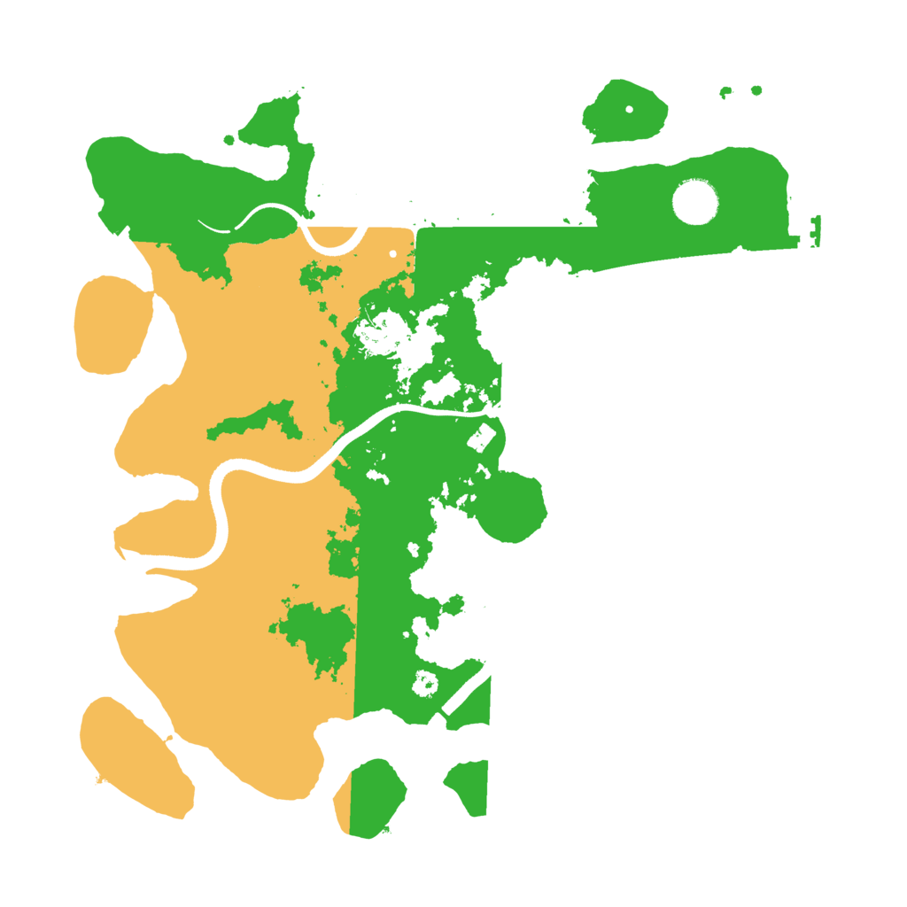 Biome Rust Map: Procedural Map, Size: 3500, Seed: 2034522154