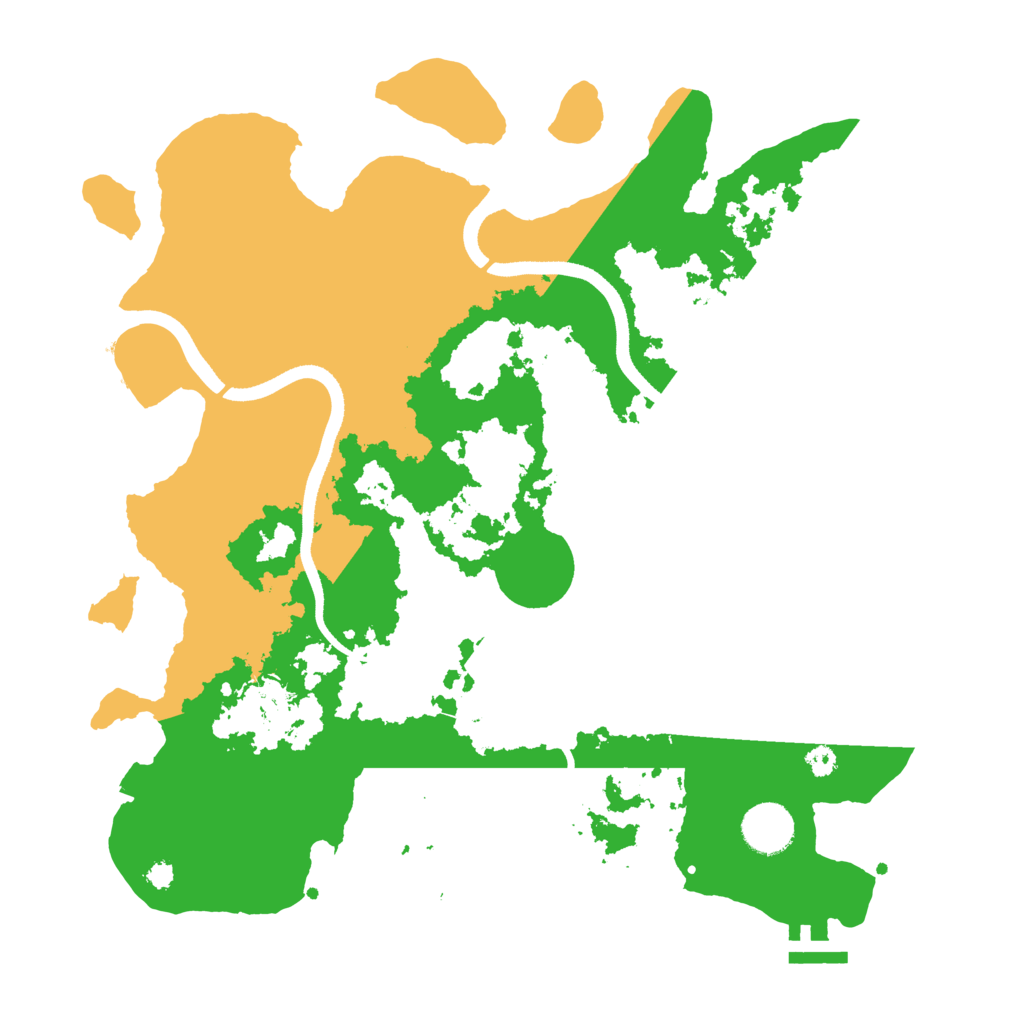 Biome Rust Map: Procedural Map, Size: 3500, Seed: 1830344712