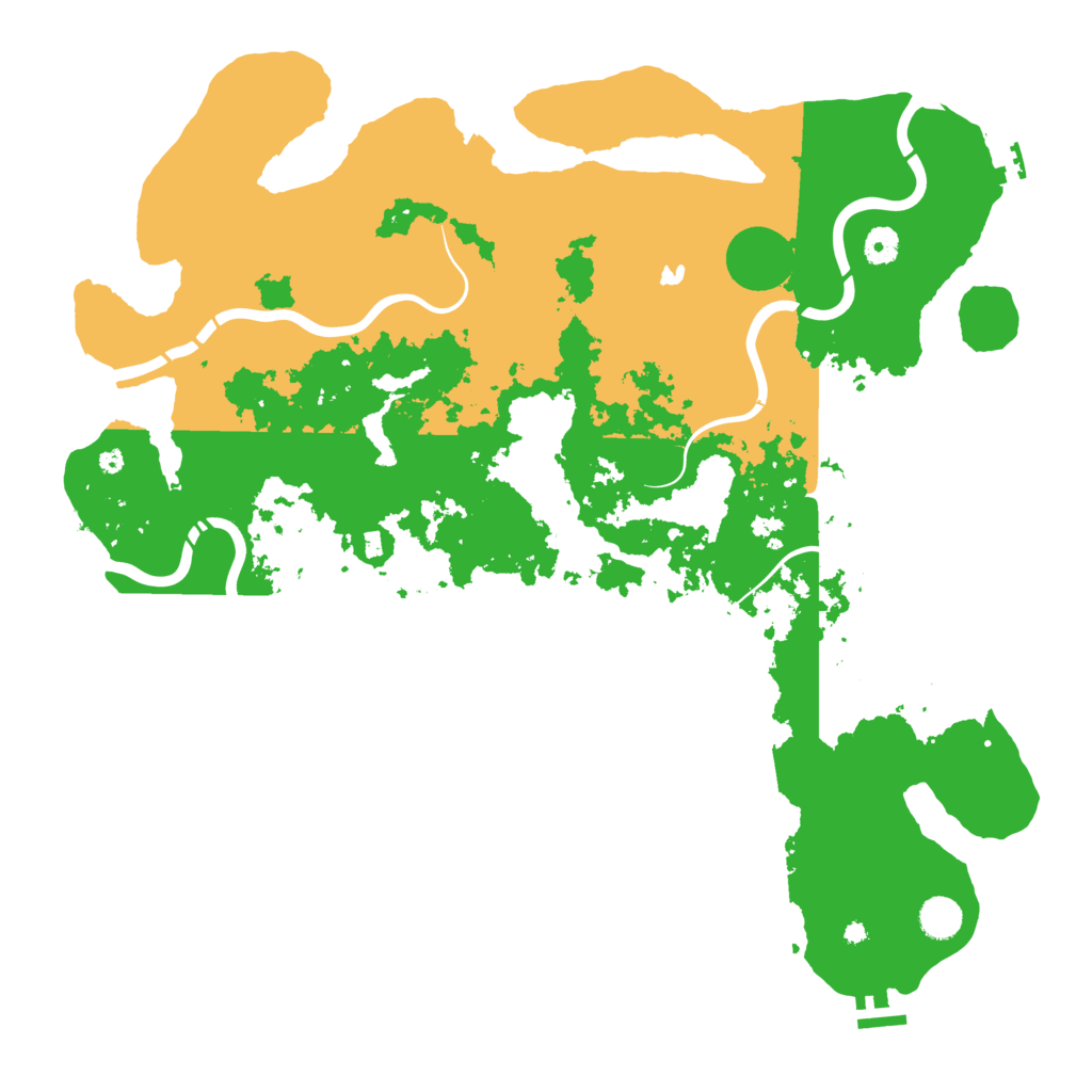 Biome Rust Map: Procedural Map, Size: 4500, Seed: 561369665