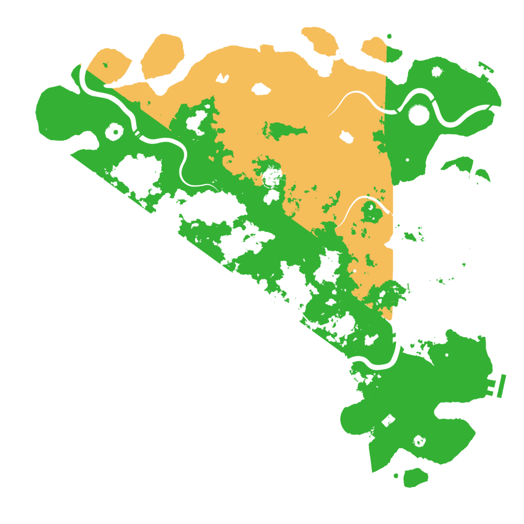 Biome Rust Map: Procedural Map, Size: 4500, Seed: 1964612250