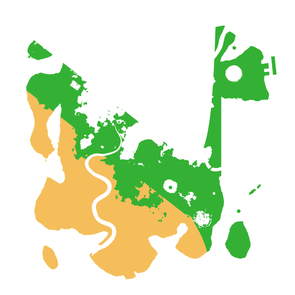 Biome Rust Map: Procedural Map, Size: 3250, Seed: 351727586