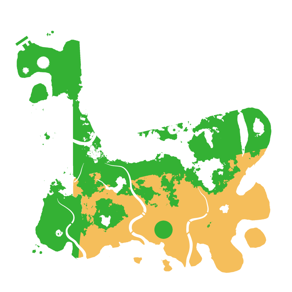 Biome Rust Map: Procedural Map, Size: 4250, Seed: 612406454