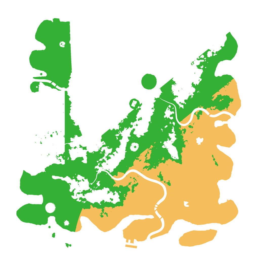 Biome Rust Map: Procedural Map, Size: 4500, Seed: 31203