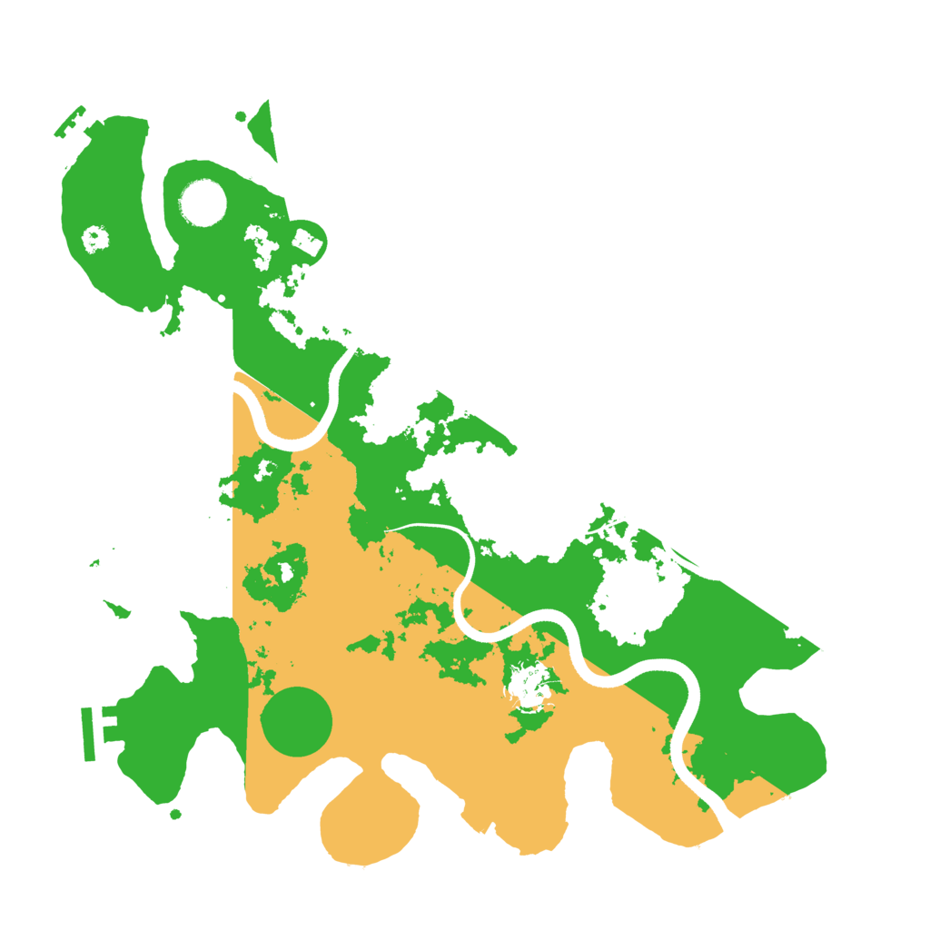 Biome Rust Map: Procedural Map, Size: 3500, Seed: 932153440