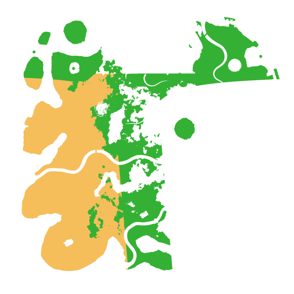 Biome Rust Map: Procedural Map, Size: 4000, Seed: 993074681