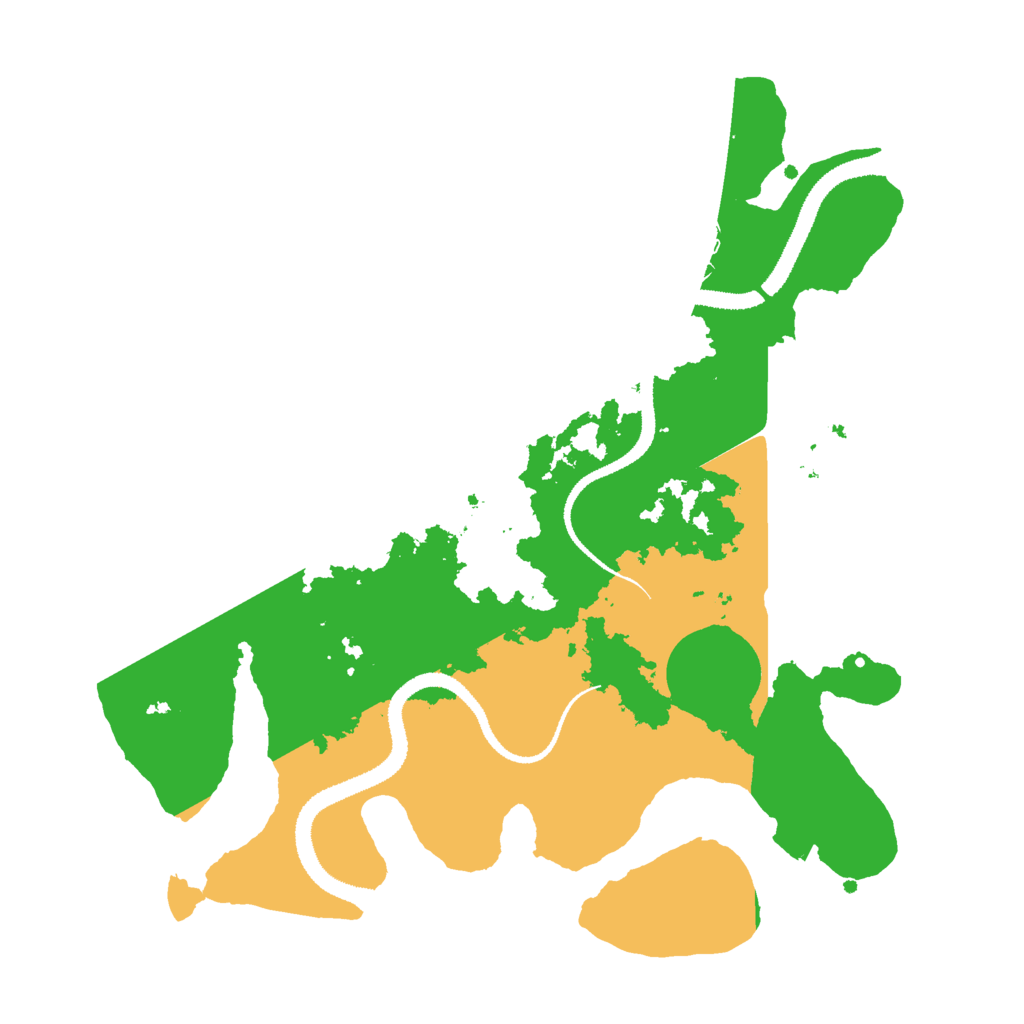 Biome Rust Map: Procedural Map, Size: 3000, Seed: 467657117