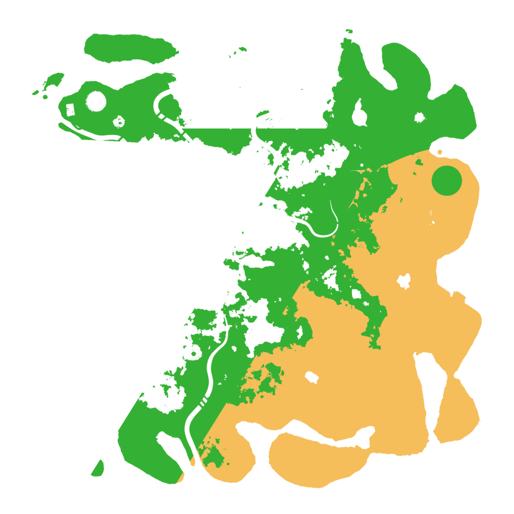 Biome Rust Map: Procedural Map, Size: 4500, Seed: 965961313