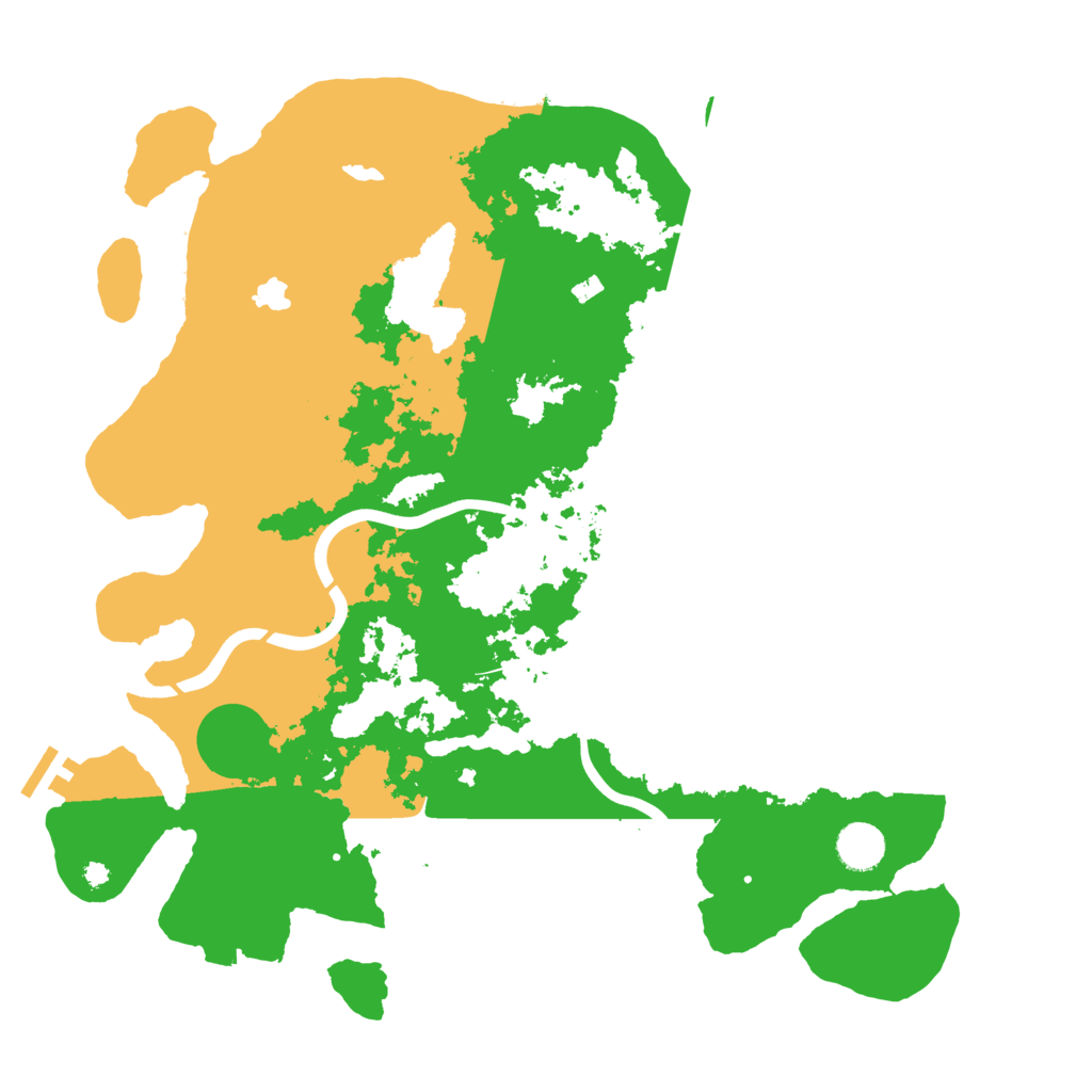 Biome Rust Map: Procedural Map, Size: 4000, Seed: 990351