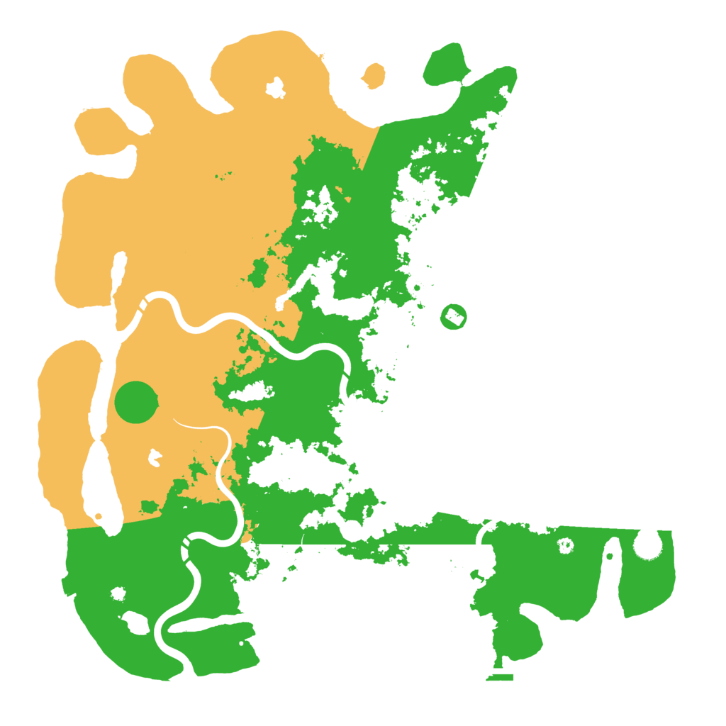 Biome Rust Map: Procedural Map, Size: 4500, Seed: 288768764