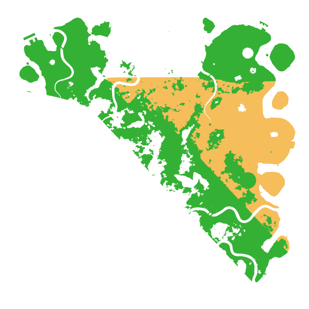 Biome Rust Map: Procedural Map, Size: 5000, Seed: 323154940