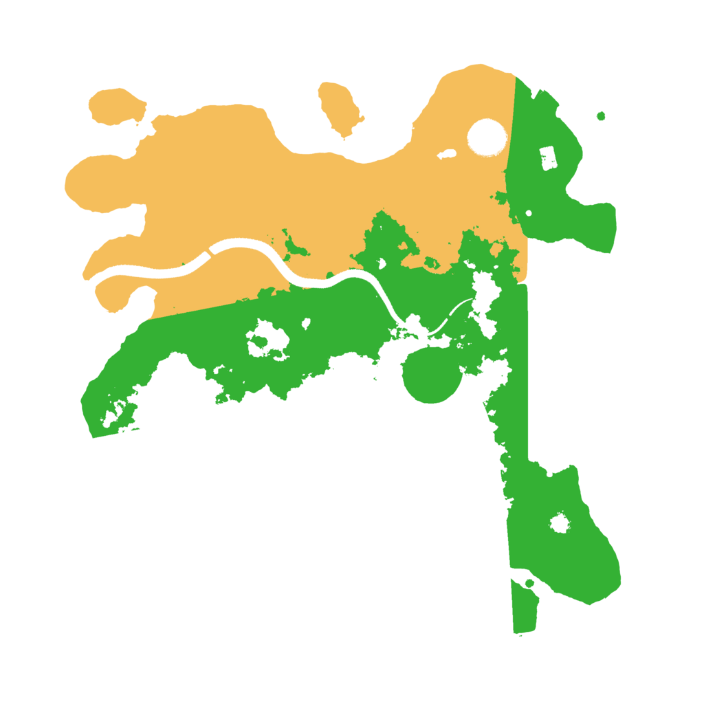 Biome Rust Map: Procedural Map, Size: 3300, Seed: 66770506
