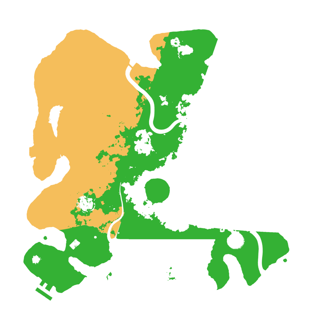 Biome Rust Map: Procedural Map, Size: 3500, Seed: 311558390