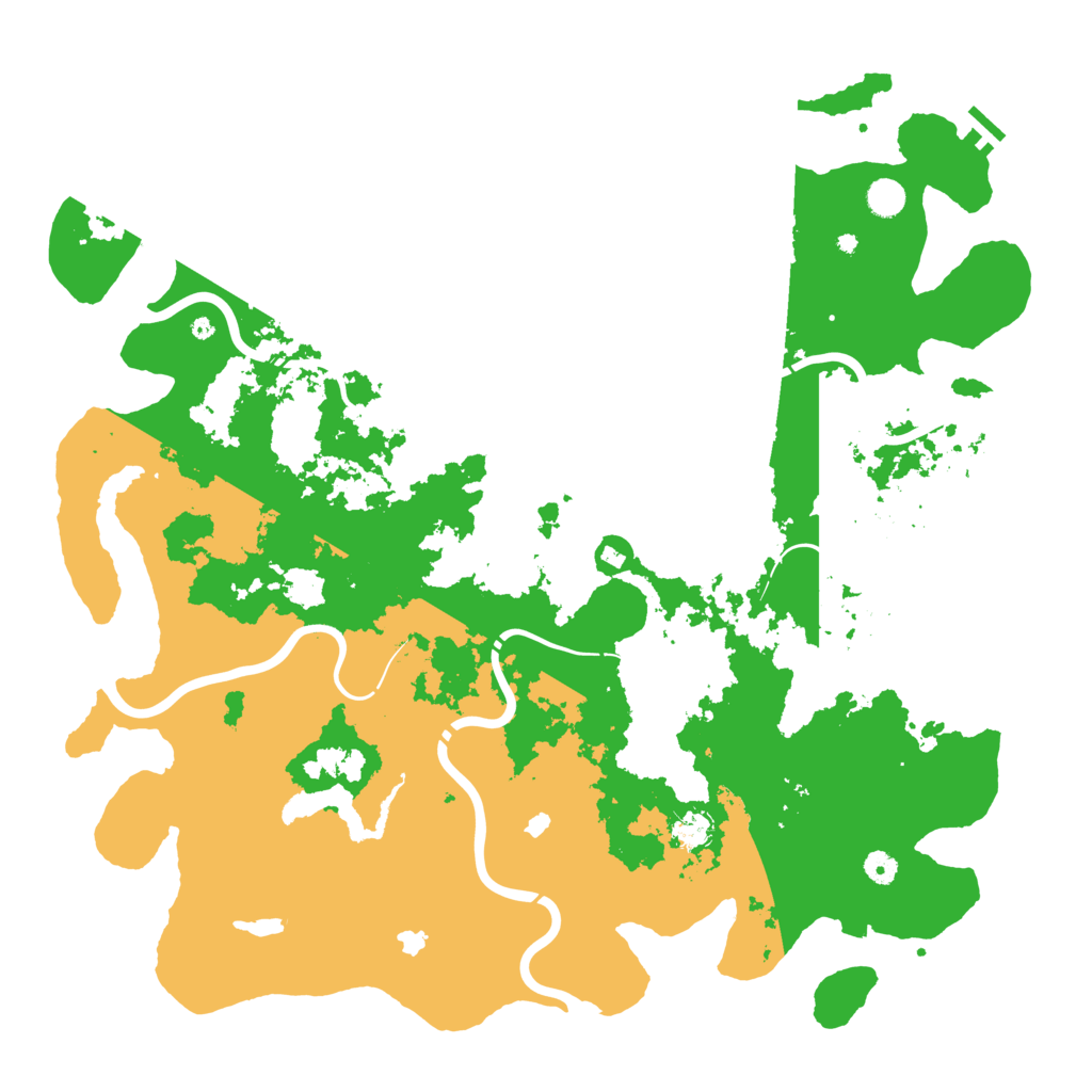 Biome Rust Map: Procedural Map, Size: 5000, Seed: 961230321