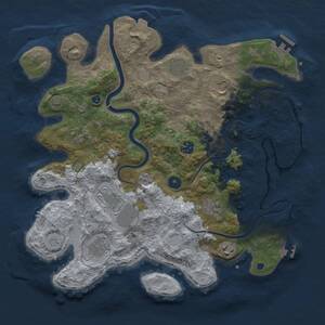 Thumbnail Rust Map: Procedural Map, Size: 3800, Seed: 209217016, 15 Monuments