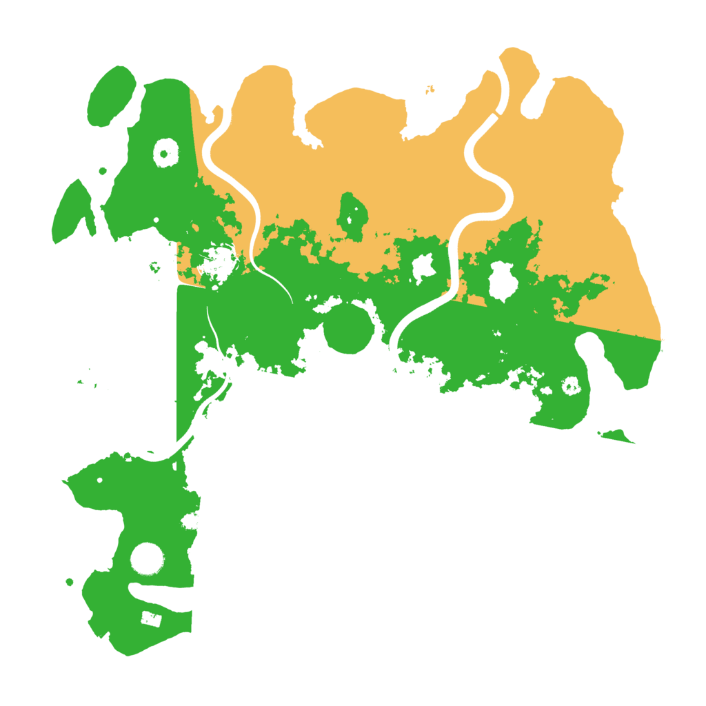 Biome Rust Map: Procedural Map, Size: 3800, Seed: 148197007